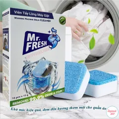 Hộp 16 Viên Tẩy Lồng Máy Giặt - Vệ Sinh Lồng Giặt -Làm Sạch Cặn Bẩn, Giúp Lồng giặt Thơm Tho,Diệt Sạch Vi Khuẩn