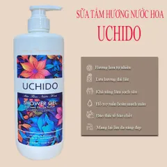 SỮA TẮM  HƯƠNG NƯỚC HOA UCHIDO – CHO LÀN DA MỀM MỊN, QUYẾN RŨ TỪ HƯƠNG THƠM 1000ML HƯƠNG HAMONY