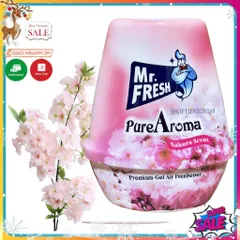 [TINH CHẤT HƯƠNG THƠM TỰ NHIÊN] Sáp thơm phòng khử mùi Mr.Fresh 220g Hương Sakura