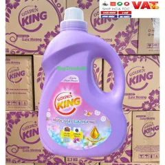 [THƠM,SẠCH QUYẾN RŨ] Nước giặt lưu hương GOLDENKING 3.2L Hương quyến rũ nồng nàn,Sảng khoái thơm ngát 811011
