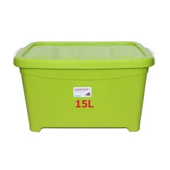 [Rẻ Nhất] Thùng Nhựa Đựng Đồ Đa Năng Sawady Thái Lan  Có Nắp Đậy & Quai Gài - Loại 15L 811018