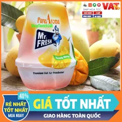 [HƯƠNG THƠM TRÁI CÂY] Sáp thơm phòng khử mùi Mr.fresh 220g Hương Nho, Đào,Soài,Dứa 811055