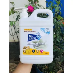 Nước rửa chén bát siêu sạch Mr.Fresh 1.6L TINH DẦU GỪNG 811060