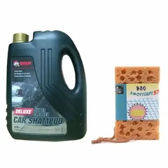 [HOT] [Nhập SSSAU giảm 10% cho đơn từ 200k]Nước rửa xe DELUXE super cleaner kèm Mút lau rửa xe ô tô cao cấp