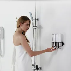 Hộp xà bông gạt thông minh 2 bình 1000ml Homestar sang trọng 811071