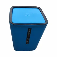 [HOT] Thùng rác gia đình nhựa bóng cao cấp nắp bập bênh bằng Xanh Dương TI781