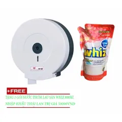 [HOT] Hộp đựng giấy vệ sinh gắn tường cỡ lớn 26x26cm (trắng) Tặng 1 gói nước thơm lau sàn nhà Whiz 800ML Đỏ TI839 811145
