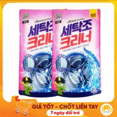 [HOT] Bộ 2 gói bột tẩy vệ sinh lồng máy giặt 450g HQ Tienich168 TI189