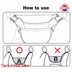 [HOT] Túi đựng đồ treo sau ghế ô tô size L cho xe RV/SUV đa năng TI775