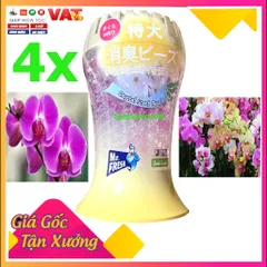 [GIÁ CÔNG PHÁ] Bộ 4 sáp thơm khử mùi hƯƠNG C-Noir Xanh dương