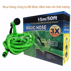 [HOT] Bộ vòi rửa xe,tươi cây giãn nở MAGIC HOSE 15M RCB119