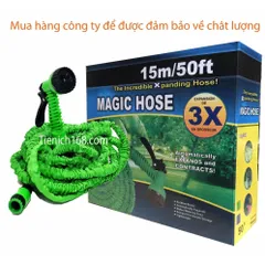 [HOT] Bộ vòi rửa xe,tươi cây giãn nở MAGIC HOSE 15M TI683