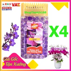 [GIÁ CÔNG PHÁ] Bộ 4 Sáp thơm Khử mùi Hando 150g (Hương Lan)