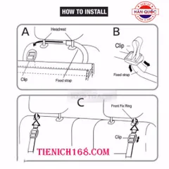 [HOT] Túi đựng đồ treo sau ghế ô tô size L cho xe RV/SUV TI774