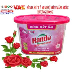[HOT] Bộ 6 bình hút ẩm khử mùi nấm mốc Hando Lavender 450ml