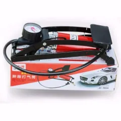[HOT] Bộ 1 bơm hơi đạp chân đơn thiết kế mới và 1 đồng hồ đo áp suất lốp xe điện tử cao cấp  TI621