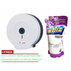 [HOT] Hộp đựng giấy vệ sinh gắn tường cỡ lớn 26x26cm (trắng) Tặng 1 gói nước thơm lau sàn nhà Whiz 800ML Tím TI841 811434