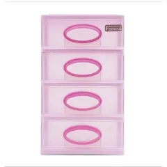 [HOT] Hộp nhựa 4 ngăn kéo Famous 811485