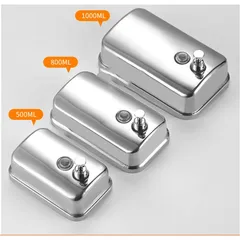 [HOT] Bình Đựng Nước Rửa Tay Dầu Gội Sữa Tắm Inox 500ML TI862