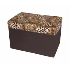 [HOT] Ghế hộp đựng đồ nắp da hình chữ nhật – 50x30x30cm TI844( ( GIAO MÀU NGẪU NHIÊN)
