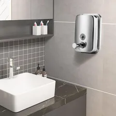 [HOT] Bình Đựng Nước Rửa Tay Dầu Gội Sữa Tắm Inox 800ML