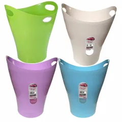 [HOT] Bộ 4 Thùng đựng rác nhựa bóng 2 quai xách TI666