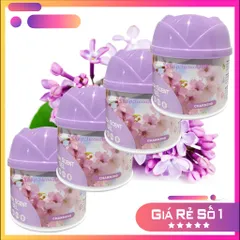 [HOT] Bộ 4 sáp thơm Phòng Khử Mùi Nấm Mốc Hando 87g hương Dâu
