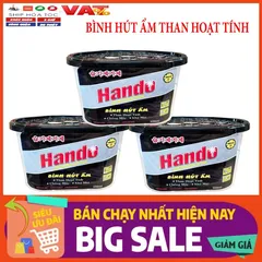 Combo 5 hộp hút ẩm khử mùi ẩm mốc Hando 450ml