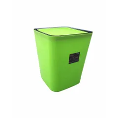 [HOT] Thùng rác gia đình nhựa bóng cao cấp nắp bập bênh bằng giao màu ngẫu nhiên TI780