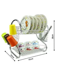 [HOT] Giá up bát đĩa cốc và để đồ nhà bếp 2 tầng TI849 811627