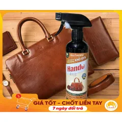 Dung dịch bảo dưỡng đánh bóng xóa vết xước đồ da Hando 500ml