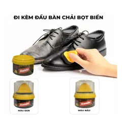 Kem Xi đánh bóng xóa vết xước bảo dưỡng đồ da,Giầy dép,túi xách,Áo Da,Sofa.. 60G Mầu Nâu