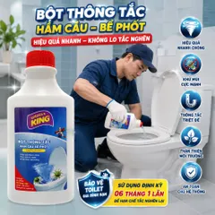 ✨ Bột Thông Tắc Hầm Cầu – Bể Phốt Golden King