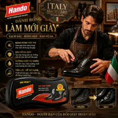 👞 XI MÚT ĐÁNH GIÀY DA ĐEN HANDO – GIẢI PHÁP LÀM MỚI GIÀY NHANH CHÓNG