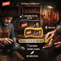 👞 XI MÚT ĐÁNH GIÀY DA ĐEN HANDO – GIẢI PHÁP LÀM MỚI GIÀY NHANH CHÓNG