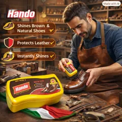 👞 XI MÚT ĐÁNH GIÀY DA ĐEN HANDO – GIẢI PHÁP LÀM MỚI GIÀY NHANH CHÓNG