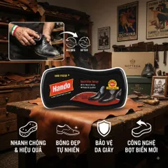 👞 XI MÚT ĐÁNH GIÀY DA NÂU HANDO – GIẢI PHÁP LÀM MỚI GIÀY NHANH CHÓNG