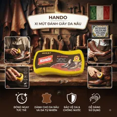 👞 XI MÚT ĐÁNH GIÀY DA NÂU HANDO – GIẢI PHÁP LÀM MỚI GIÀY NHANH CHÓNG