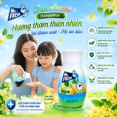 🌿 SÁP THƠM TINH DẦU THIÊN NHIÊN MR.FRESH PURE AROMA 200G – THƠM MÁT DỊU ÊM, HỖ TRỢ XUA ĐUỔI MUỖI, AN TOÀN CHO BÉ & MẸ