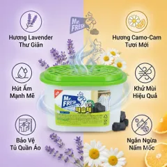 🌿 COMBO 2 HỘP HÚT ẨM MR. FRESH – THAN HOẠT TÍNH | GIẢI PHÁP HÚT ẨM, KHỬ MÙI CHO KHÔNG GIAN SỐNG