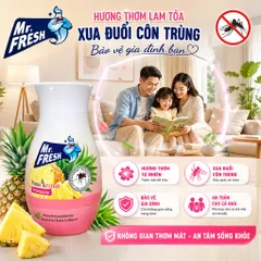 🌿 SÁP THƠM TINH DẦU THIÊN NHIÊN MR.FRESH PURE AROMA 200G – THƠM MÁT DỊU ÊM, HỖ TRỢ XUA ĐUỔI MUỖI, AN TOÀN CHO BÉ & MẸ