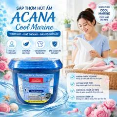 🧴 BỘ 3 BÌNH THƠM HÚT ẨM ACANA COOL MARINE 290G – HƯƠNG THƠM TƯƠI MÁT, GIÚP KHÔNG GIAN KHÔ THOÁNG