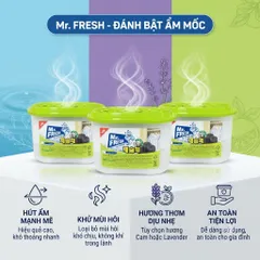 🌿BỘ 3 HỘP HÚT ẨM MR. FRESH – THAN HOẠT TÍNH | GIẢI PHÁP HÚT ẨM, KHỬ MÙI CHO KHÔNG GIAN SỐNG
