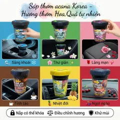 🌸 SÁP THƠM ACANA KOREA – HƯƠNG THƠM HOA, QUẢ TỰ NHIÊN