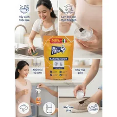 [ TẶNGTHÊM 200G GIÁ KHÔNG ĐỔI] Baking Soda Mr. FRESH – Eco-Clean Bột nở-tẩy rửa gia dụng 680g