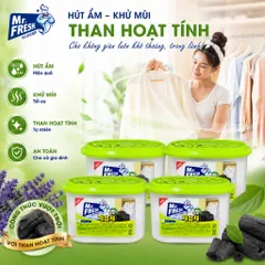 🌿 BỘ 4 BÌNH HÚT ẨM MR.FRESH 256G – GIẢI PHÁP LÀM SẠCH KHÔNG KHÍ, HÚT ẨM VÀ KHỬ MÙI HIỆU QUẢ