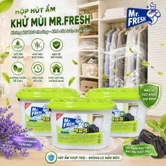 🌿COMBO 3 HỘP HÚT ẨM MR. FRESH – THAN HOẠT TÍNH | GIẢI PHÁP HÚT ẨM, KHỬ MÙI CHO KHÔNG GIAN SỐNG