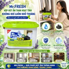 🌿COMBO 3 HỘP HÚT ẨM MR. FRESH – THAN HOẠT TÍNH | GIẢI PHÁP HÚT ẨM, KHỬ MÙI CHO KHÔNG GIAN SỐNG