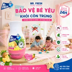 🌼 SÁP THƠM ĐUỔI MUỖI MR. FRESH PURE AROMA – HƯƠNG OSMANTHUS (HOA MỘC TÊ) – THƠM MÁT TỰ NHIÊN, XUA ĐUỔI MUỖI HIỆU QUẢ 🌼