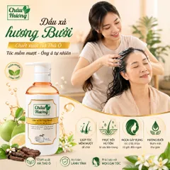 🌿DẦU GỘI  CHÂU HƯƠNG HƯƠNG BƯỞI – CHĂM SÓC TÓC CHUẨN THẢO DƯỢC
